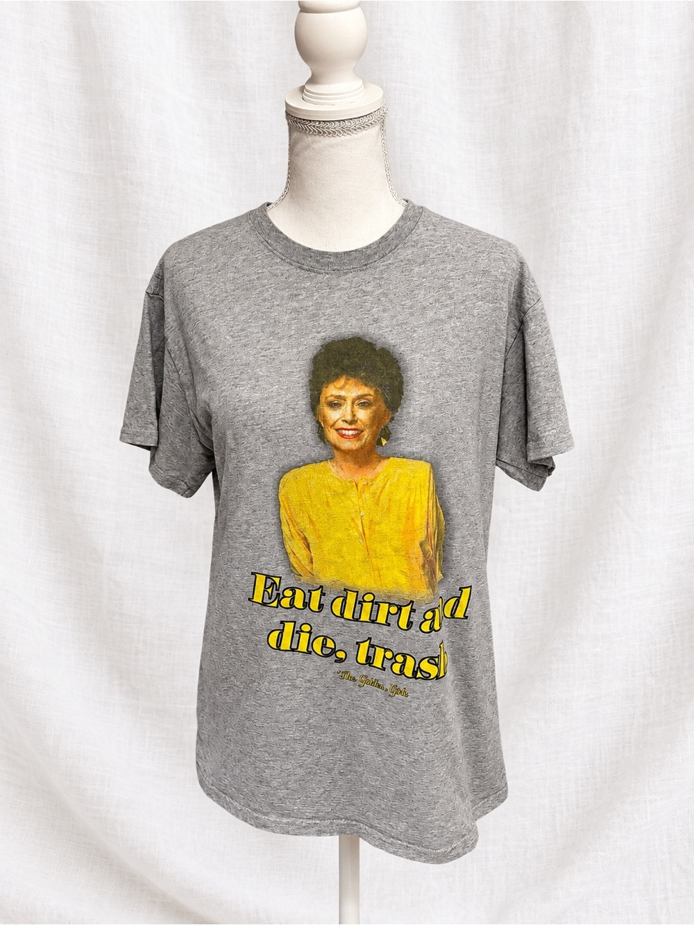 The Golden Girls Sophia Petrillo Eat Dirt and Die Trash Graphic T-Shirt